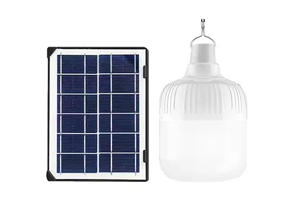 Lámpara solar LED para patio de casa, luz solar dividida